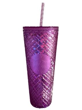 STARBUCKS Iridescent Jeweled Purple 2023
24oz Large VENTI Cold Cup Tumbler